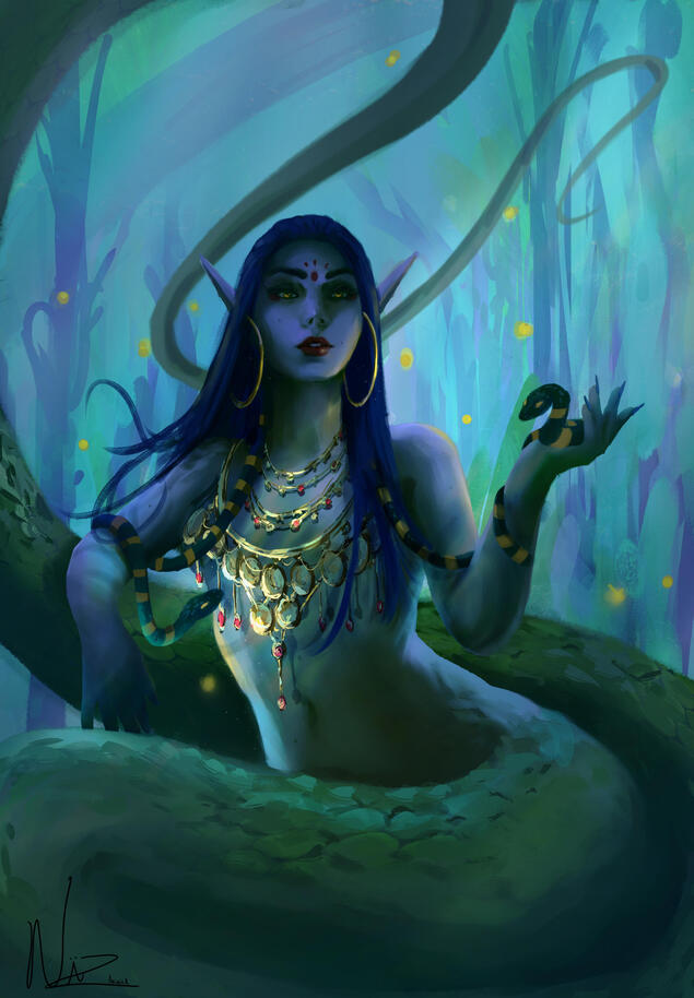 Snake Lady (Personal Work, 2025)